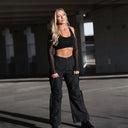 Cargo Pants - High Waisted - Full Length
