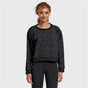 Cropped Sweater Shiny FREDDY Lettering - Black