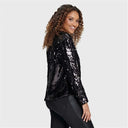 Sequin Jacket - Black