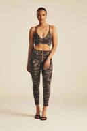 WRUP Cargo Fashion - High Waisted - Petite Length - Gray Camo