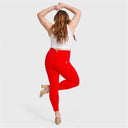 WRUP Curvy Fashion - High Waisted - Full Length - Red