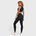 WRUP Diwo Pro Sport - High Waisted - Petite Length - Black