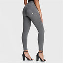 WRUP Fashion - High Waisted - Petite Length - Grey