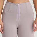 WRUP Fashion - High Waisted - Petite Length - Light Grey