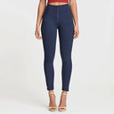 WRUP Fashion - High Waisted - Petite Length - Navy Blue