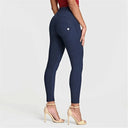 WRUP Fashion - High Waisted - Petite Length - Navy Blue
