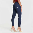 WRUP Fashion - High Waisted - Petite Length - Navy Blue