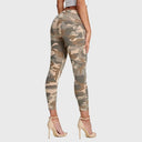 WRUP Fashion - Mid Rise - Petite Length - Sand Camo