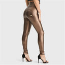 WRUP Faux Leather - Super High Waisted - Full Length - Bronze