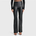 WRUP Faux Leather - Super High Waisted - Super Flare - Black