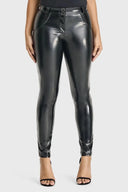 WRUP Latex - Mid Rise - Full Length - Black