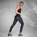 WRUP Panther Print - Super High Waisted - Full Length - Black
