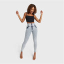 WRUP SNUG Jeans - High Waisted - Full Length - Acid Wash