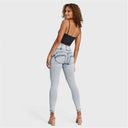 WRUP SNUG Jeans - High Waisted - Full Length - Acid Wash
