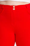 WR.UP® Curvy Fashion - High Waisted - Petite Length - Red 8