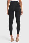 WR.UP® Denim With Front Pockets - Super High Waisted - Petite Length - Black + Black Stitching 12