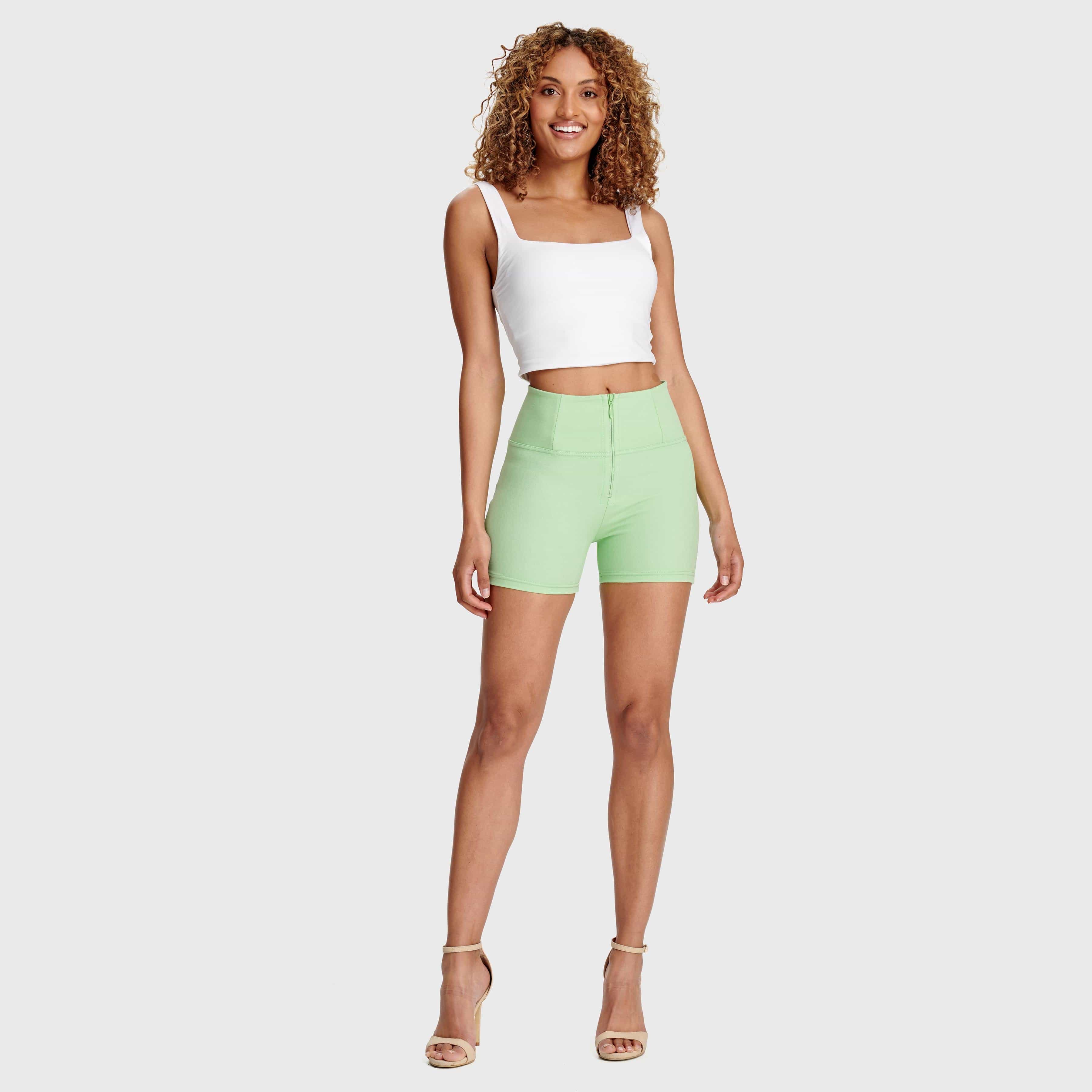 WR.UP® Fashion - High Waisted - Shorts - Pastel Green 3