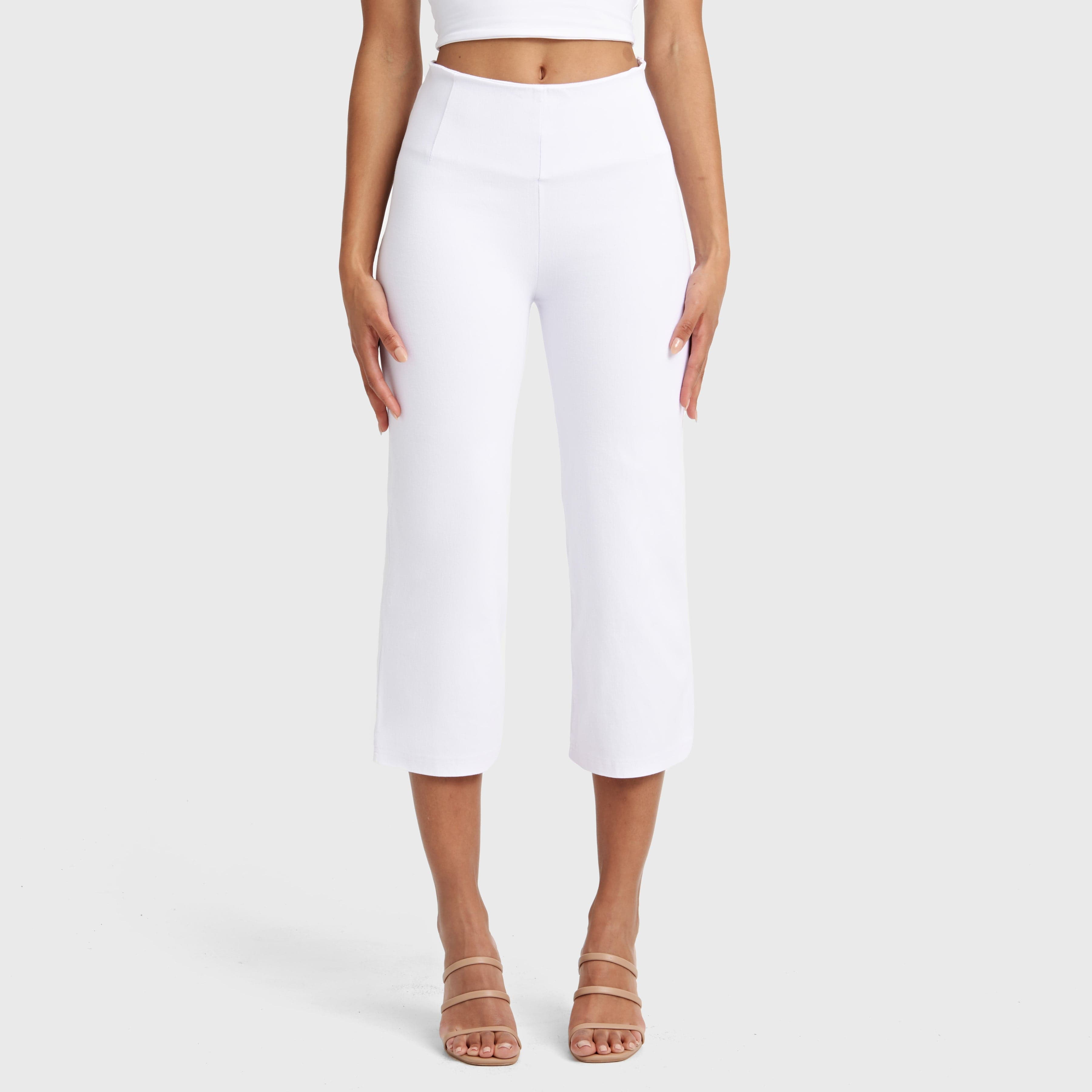 WR.UP® SNUG Jeans - High Waisted - Cropped - White 1