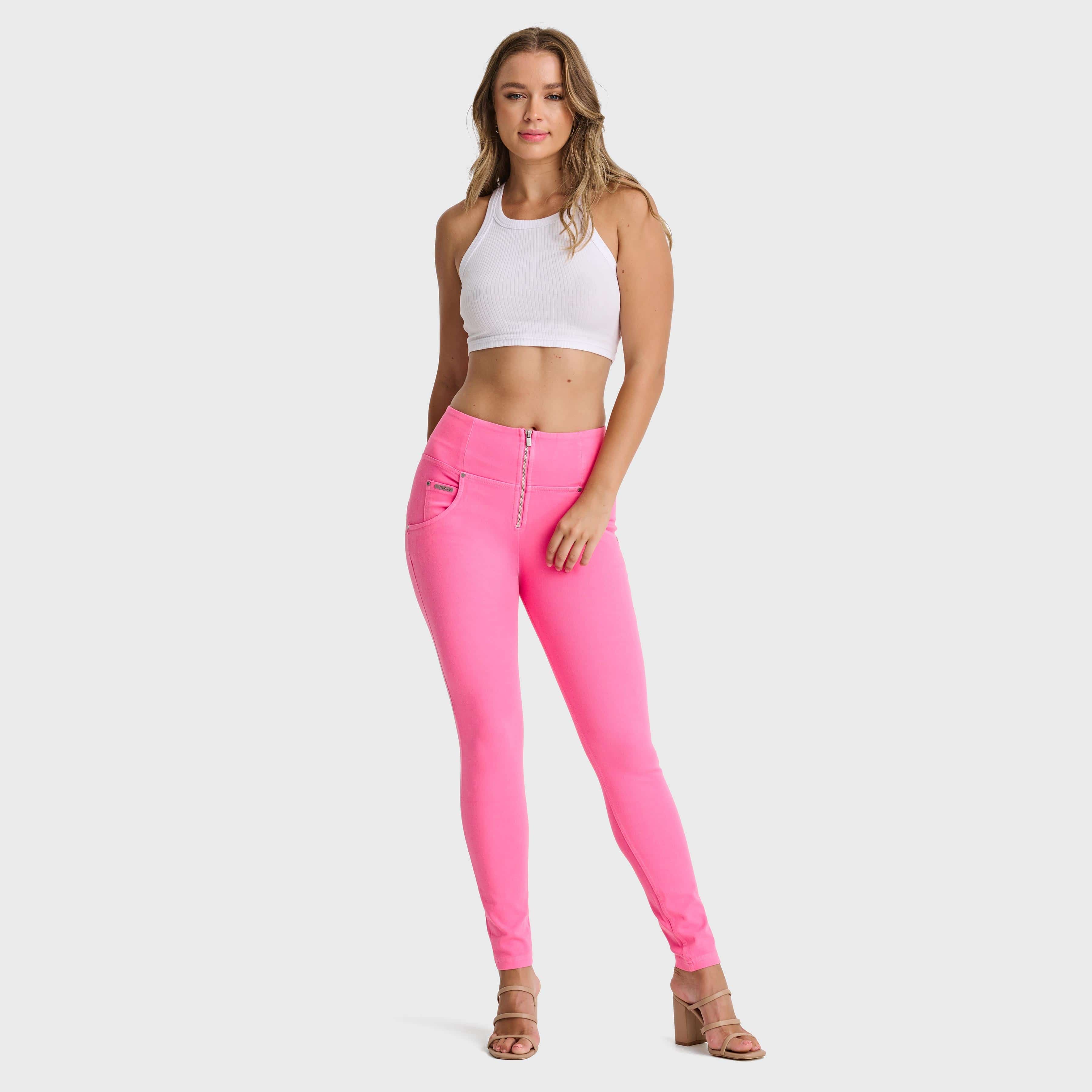 WR.UP® SNUG Jeans - High Waisted - Full Length - Candy Pink 2