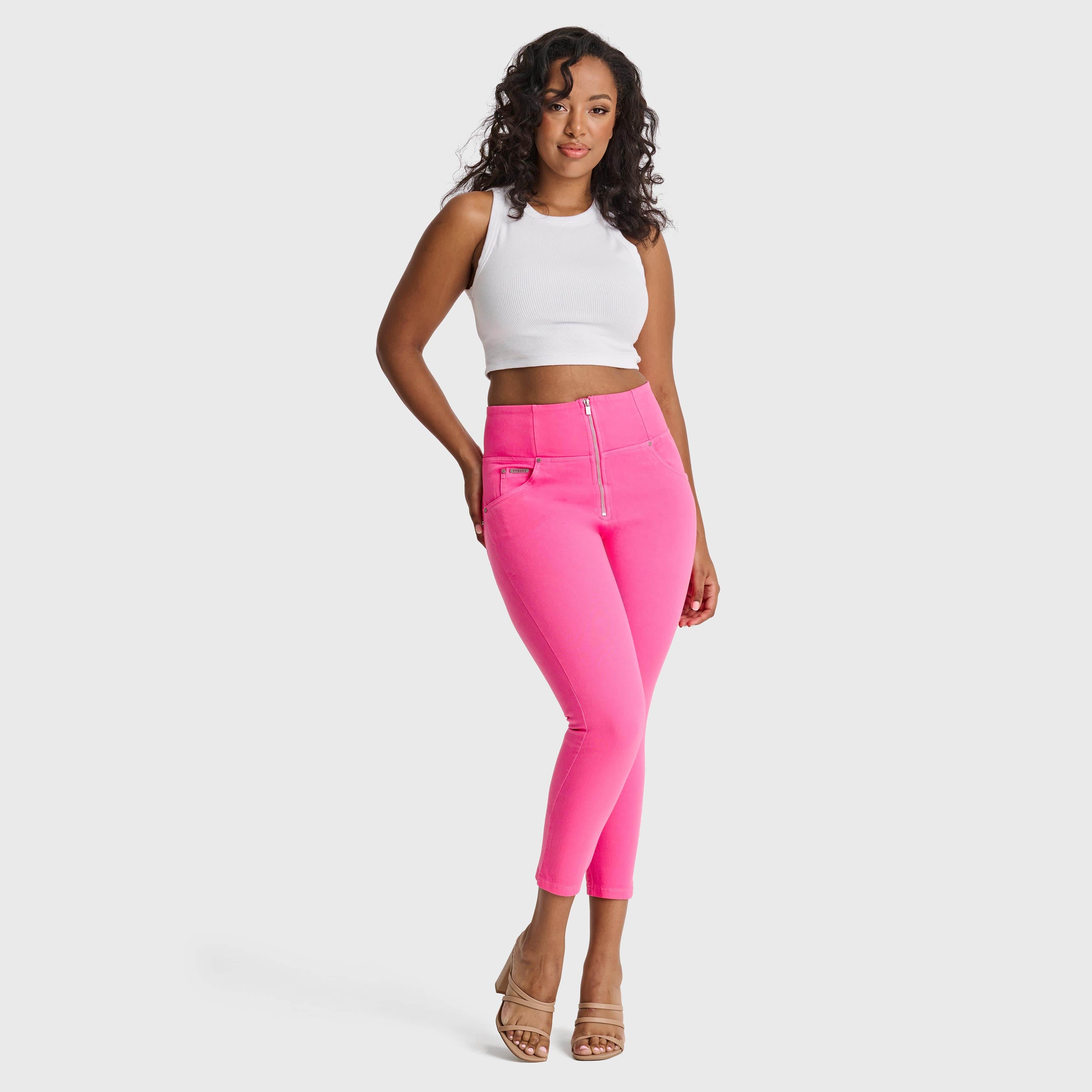 WR.UP® SNUG Curvy Jeans - High Waisted - Petite Length - Candy Pink 2
