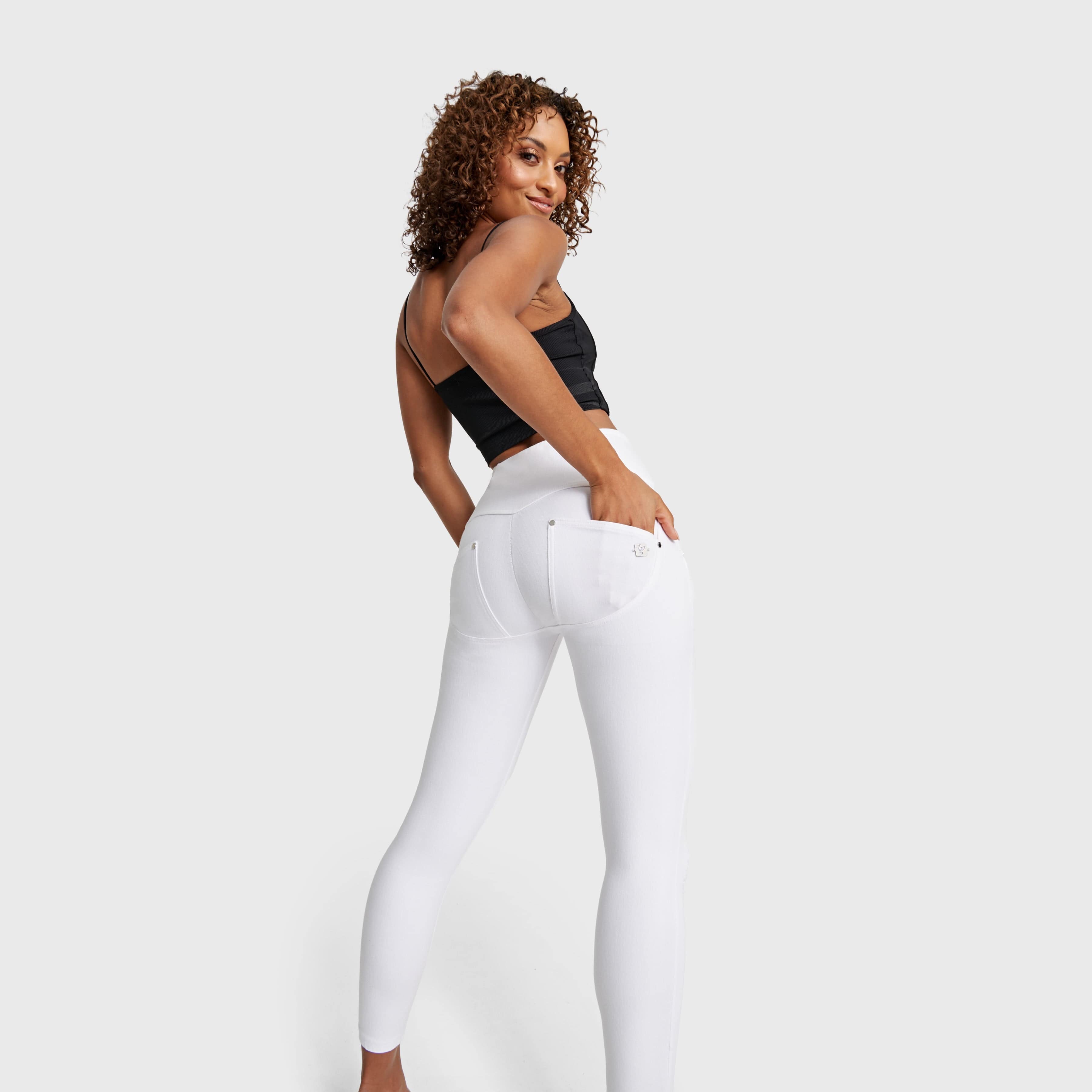 WR.UP® SNUG Distressed Jeans - High Waisted - Petite Length - White 2