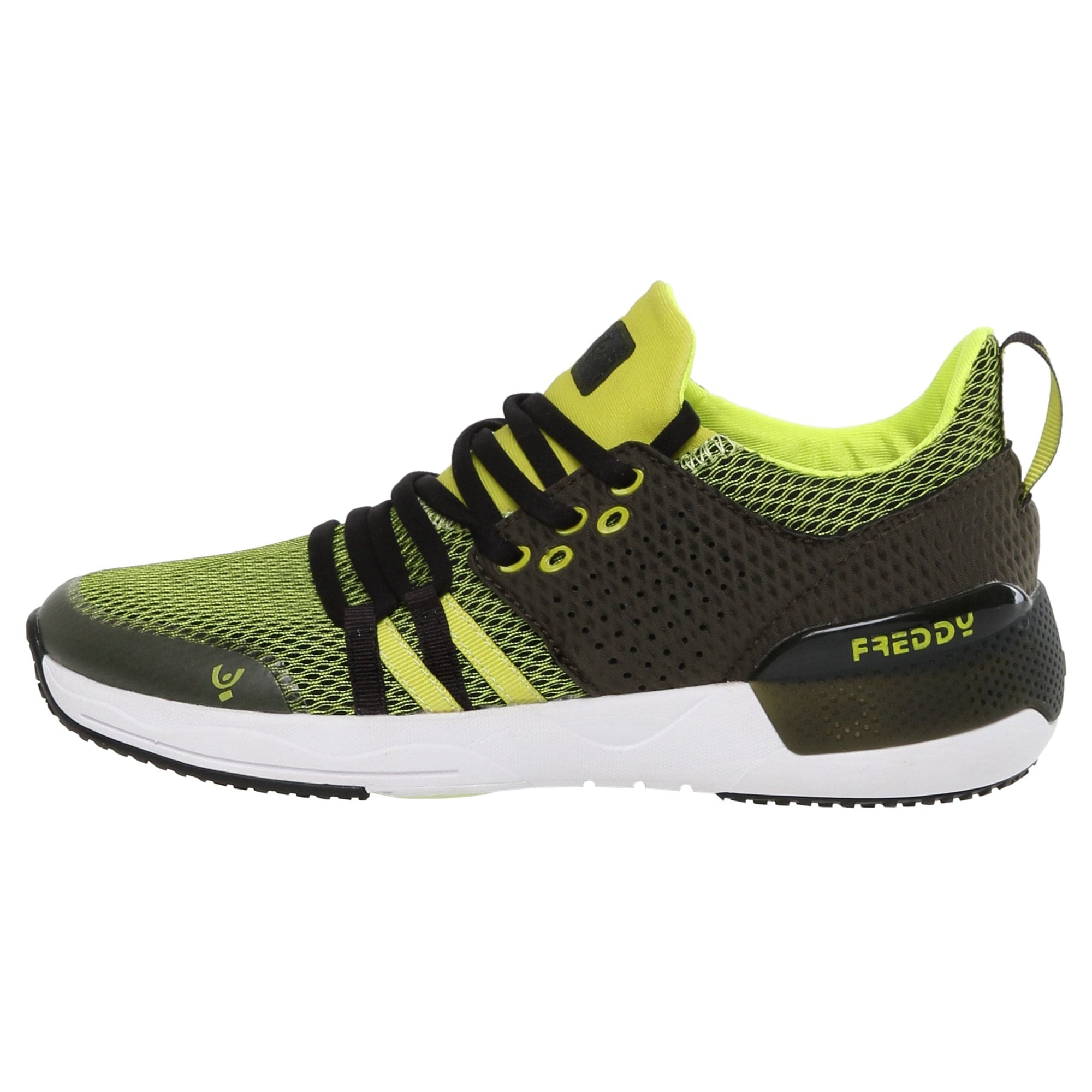 Neon Feline Skinair active breathability sport shoe - Black & Yellow 1