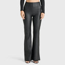 WR.UP® Faux Leather - Super High Waisted - Super Flare - Black