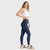 WR.UP® Core Denim - Super High Waisted - 7/8 Length - Dark Blue + Blue Stitching - Freddy USA