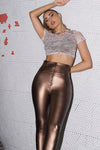 WR.UP® Faux Leather - Super High Waisted - Full Length - Bronze 5