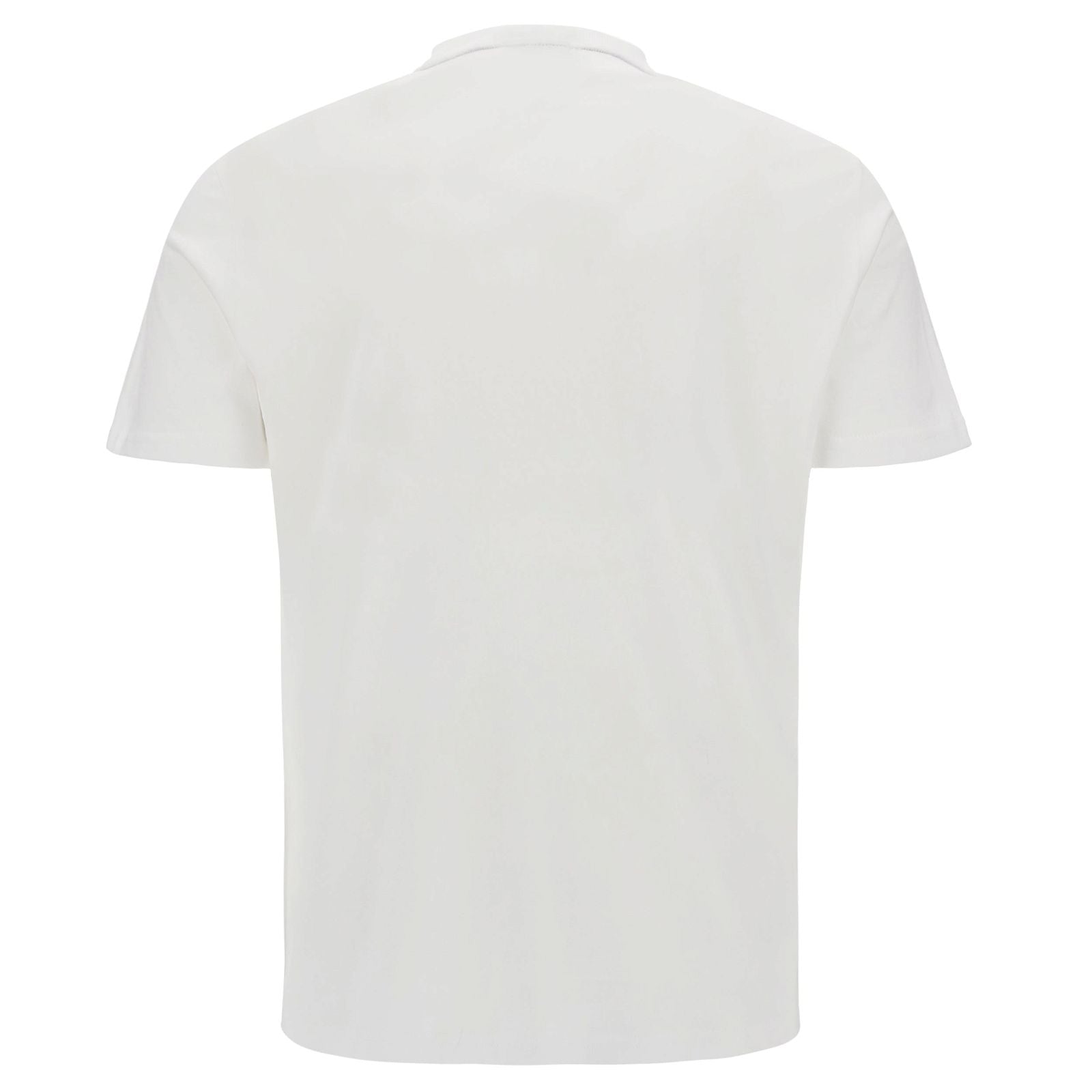 Men's T-shirt with Black Logo - White + Black 2