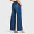 N.O.W® Denim Limited Edition - High Waisted - Wide Leg - Dark Blue + Yellow Stitching - Freddy USA