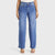 N.O.W® Denim Limited Edition - High Waisted - Wide Leg - Light Blue + Yellow Stitching - Freddy USA