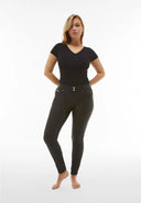 N.O.W® Faux Leather - High Waisted - Full Length - Black