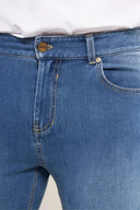 Freddy Men’s Jeans - Coastal Blue with Beige Stitching