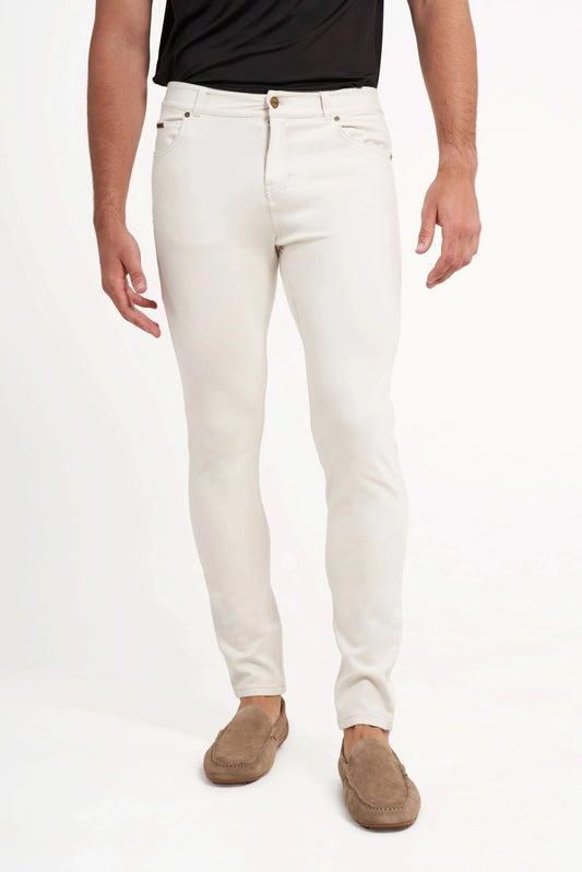 Freddy Men’s Jeans - Sandstone with Beige Stitching