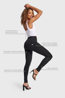 WRUP Fashion - High Waisted - Full Length - Black