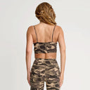Cross Front Top - Brown Camo