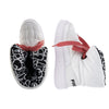 Puff Boots with Fleece Lining - White + Graffiti Lining 4