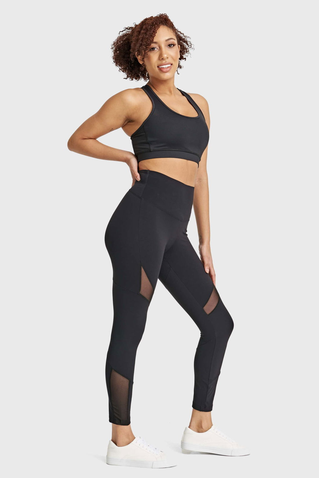 Superfit Diwo Pro With Mesh Detailing - High Waisted - Petite Length - Black 2