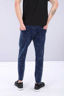 Men's Propant Denim - Dark Blue Marble Effect