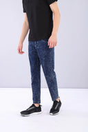Men's Propant Denim - Dark Blue Marble Effect