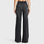 WR.UP® Denim - 3 Button High Waisted - Palazzo Flare - Black + Black Stitching - Freddy USA