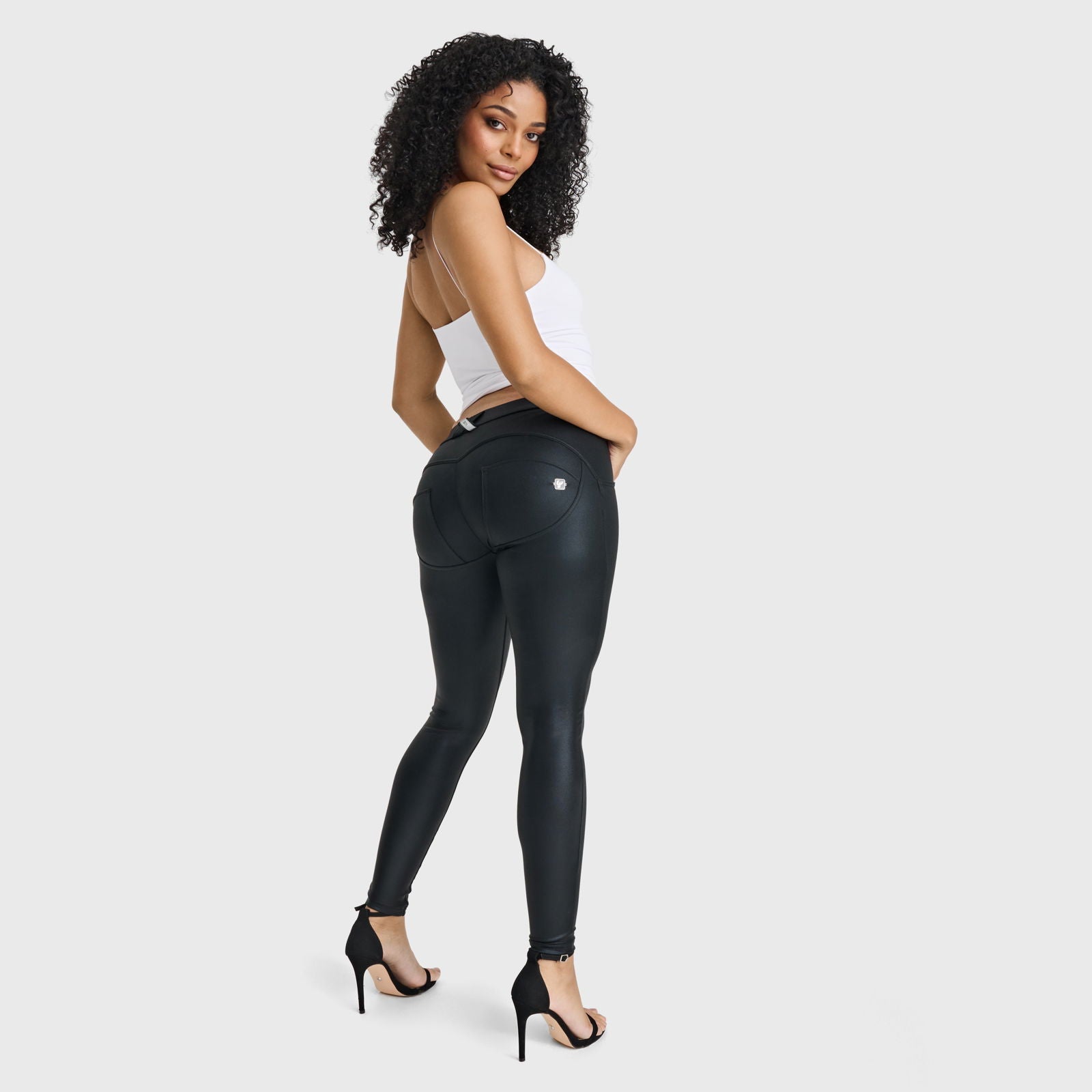 WR.UP® Disco Pants - Mid Rise - Full Length - Black 2