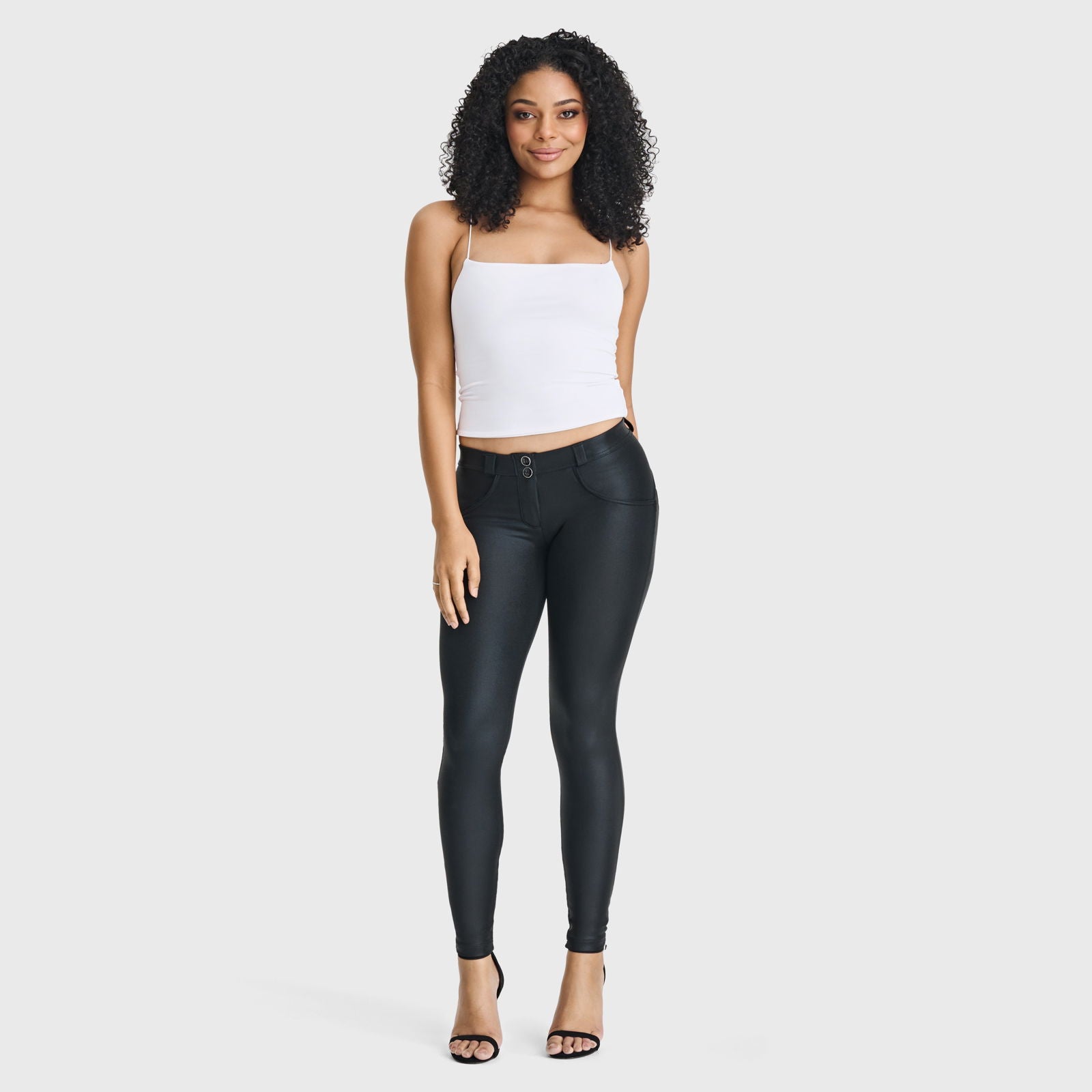 WR.UP® Disco Pants - Mid Rise - Full Length - Black 3