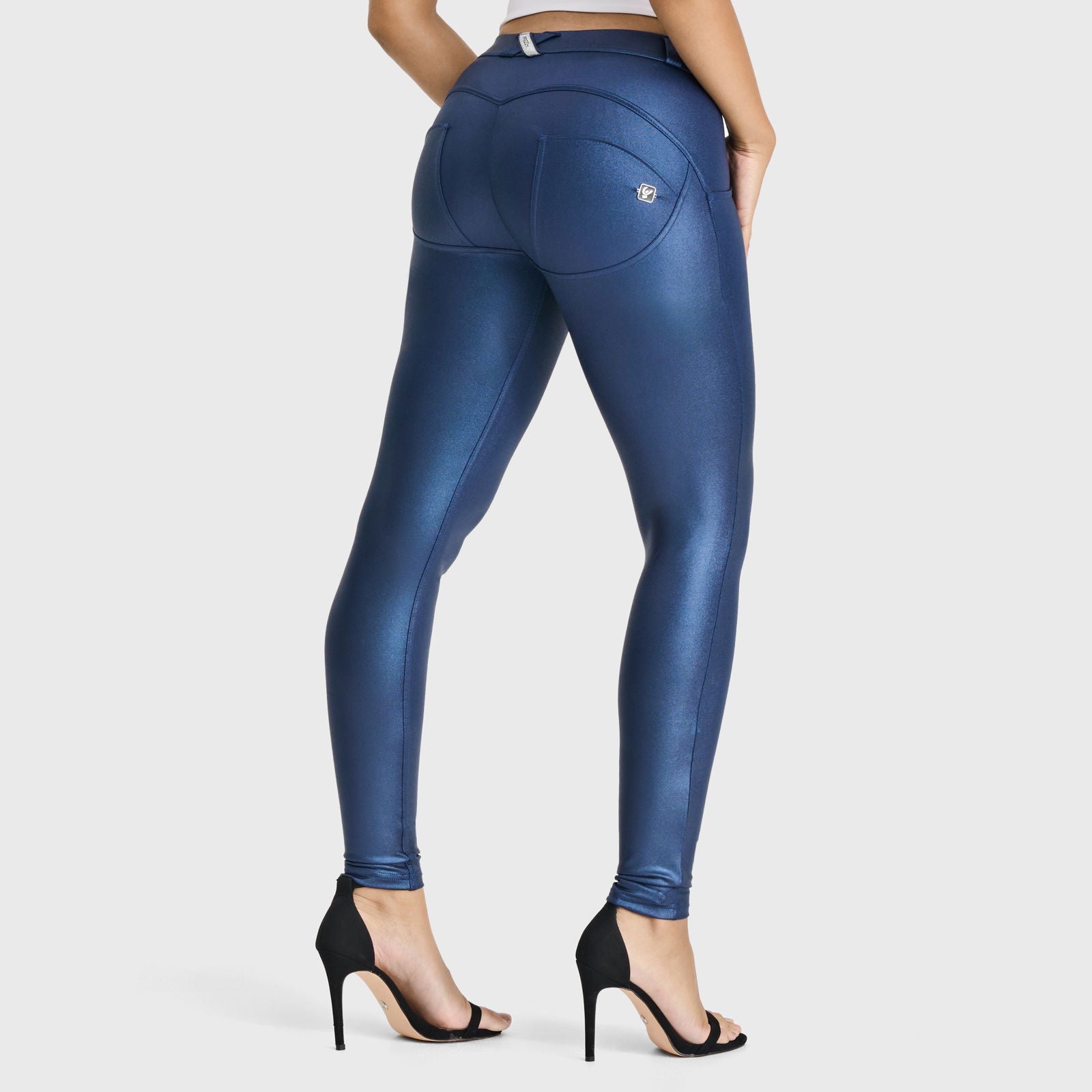 WR.UP® Disco Pants - Mid Rise - Full Length - Navy Blue - Freddy USA