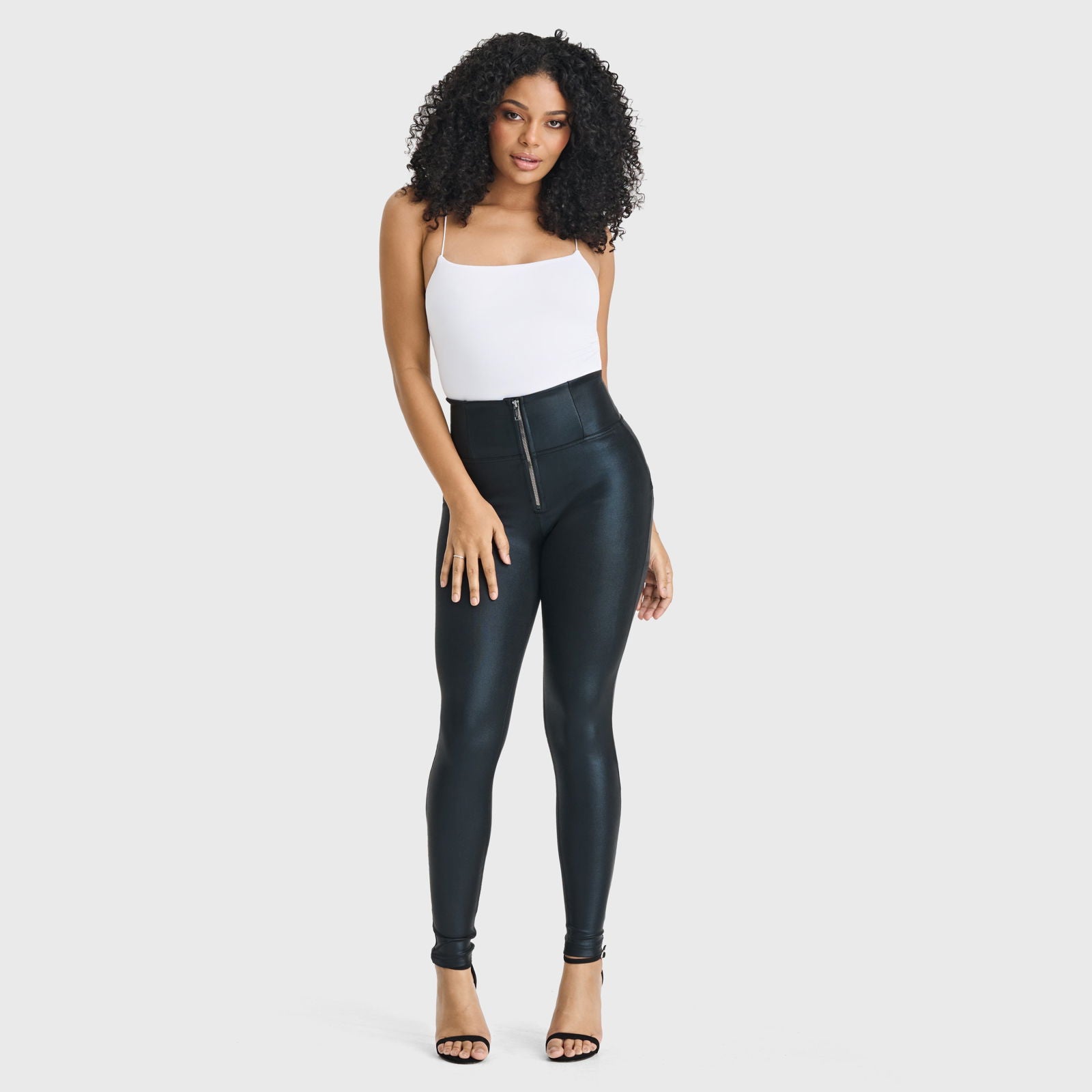 WR.UP® Disco Pants - Super High Waisted - Full Length - Black 3