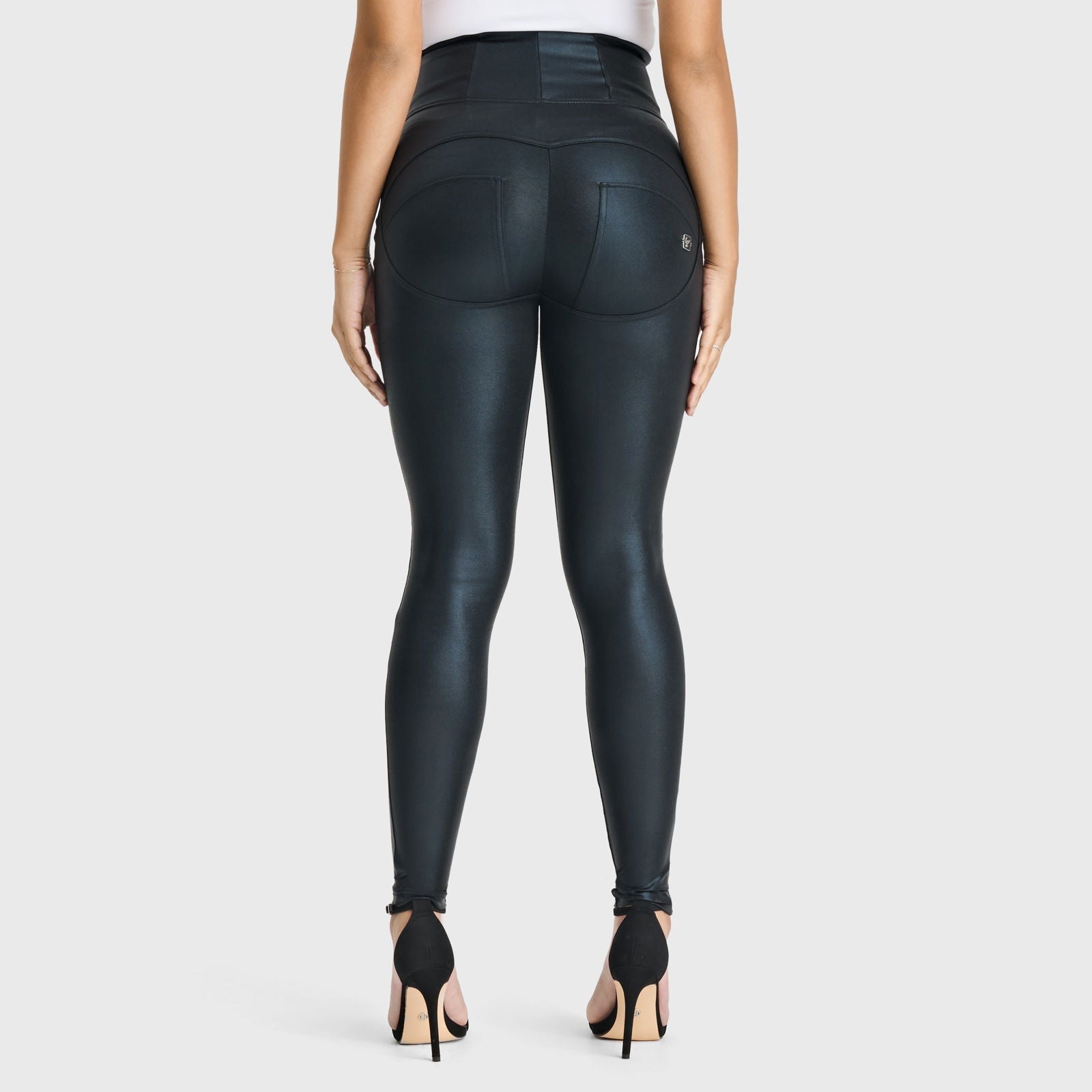 WR.UP® Disco Pants - Super High Waisted - Full Length - Black - Freddy USA