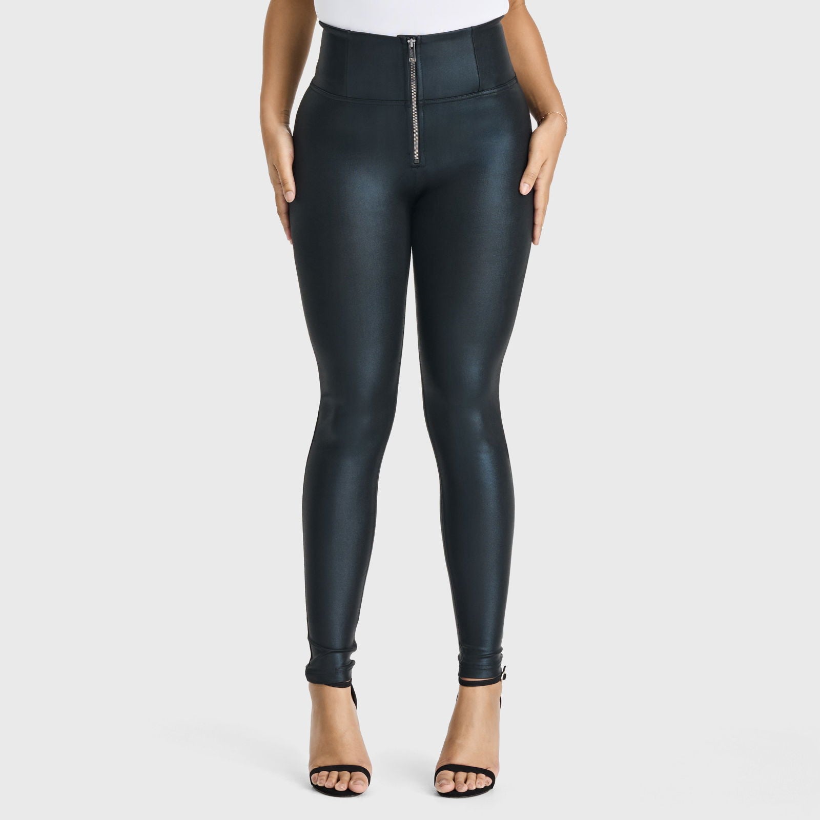 WR.UP® Disco Pants - Super High Waisted - Full Length - Black - Freddy USA