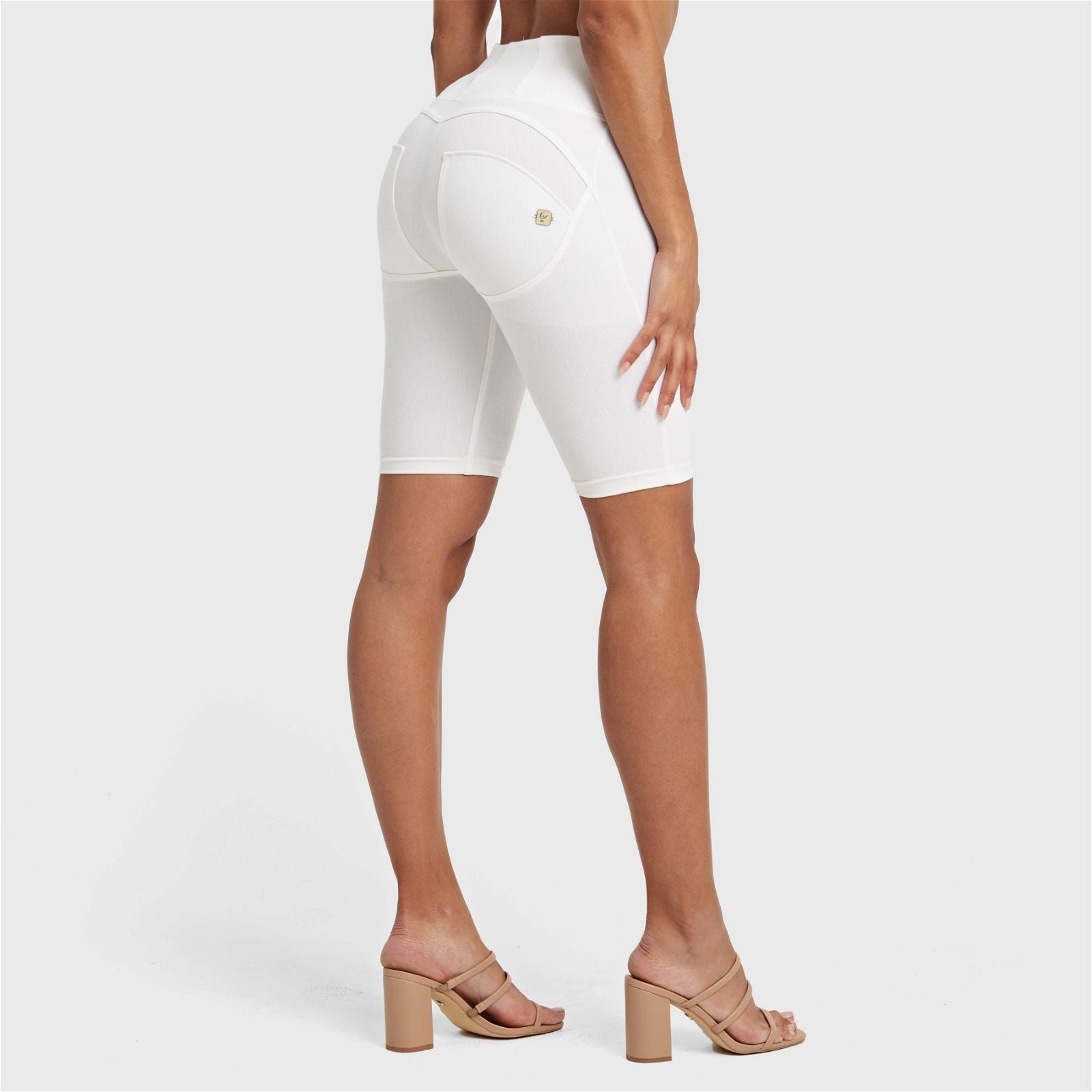 WR.UP® Drill Limited Edition - High Waisted - Biker Shorts - White 1
