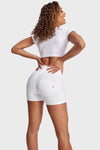 WR.UP® Fashion - Cintura alta - Shorts - Blanco 10